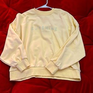 H&M sunshine on my mind sweatshirt